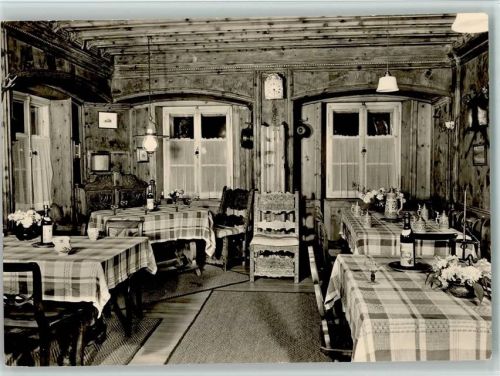 7603 Vicosoprano - Hotel Krone Bergellerstube Innenaufnahme