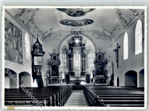 9442 Berneck - Kath. Kirche Inneres
