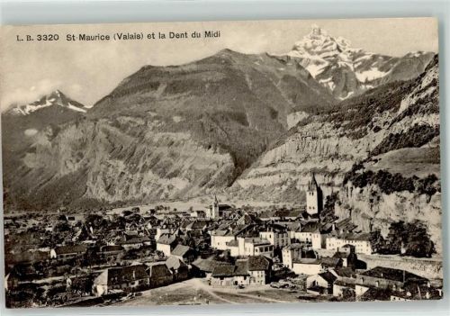 1890 St-Maurice - Dent du Midi