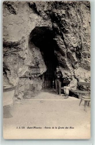1890 St-Maurice - Entree de la Grotte des Fees
