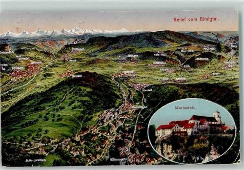 4103 Bottmingen - Relief Birsigtal