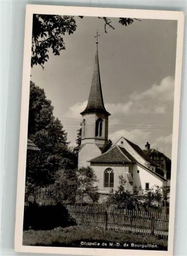 1722 Bourguillon Foto AK Kirche