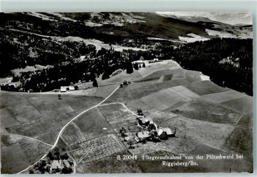 3132 Riggisberg Gebrauchsspuren Fliegeraufnahme von der Plötschweid
