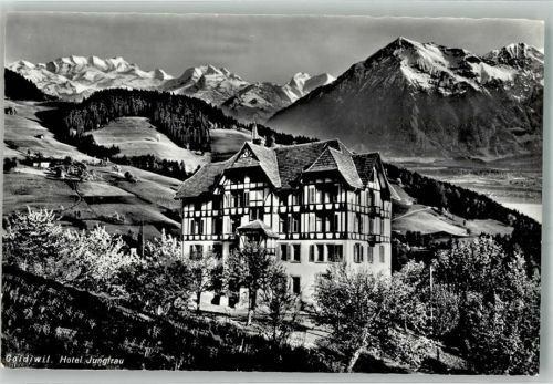 3624 Goldiwil Thun Foto AK Hotel Jungfrau