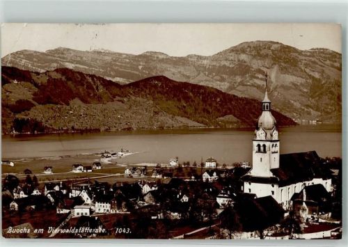 6374 Buochs 1913 Gebrauchsspuren Vierwaldstättersee