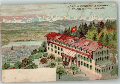 2533 Leubringen Evilard Gebrauchsspuren Hotel 3 Sapins