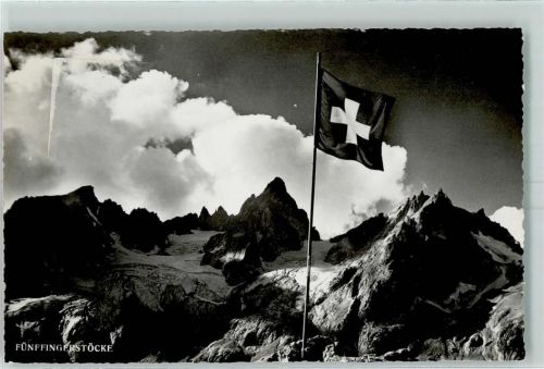 6485 Meien - Fünffingerstöcke aufgenommen bei der Sustlihütte S.A.C. Wappen