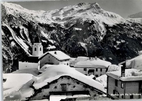 7433 Mathon - Teilansicht, Piz de la Tschera