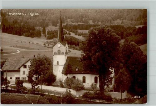 2710 Tavannes 1925 Gebrauchsspuren Kirche großer Bug