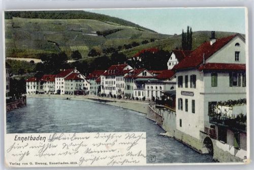 5408 Ennetbaden Gebrauchsspuren Gasthaus Jura