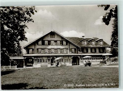 Lüderenalp Gebrauchsspuren Kurhaus