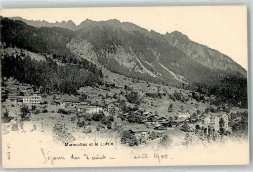 1923 Les Marécottes 1900 - Luisin