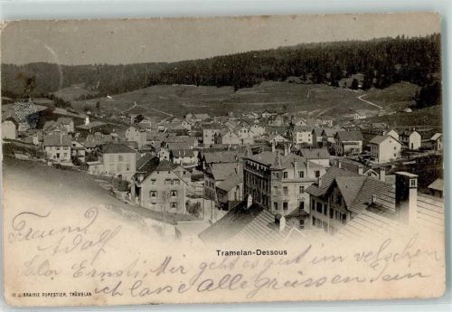 2720 Tramelan 1906 Gebrauchsspuren Tramelan-Dessous