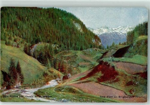 7482 Bergün Bravuogn - Coup d oeil sur Bergünerstein