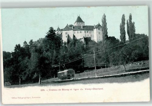 1807 Blonay - Schloss Drahtseilbahn Vevey Oberland
