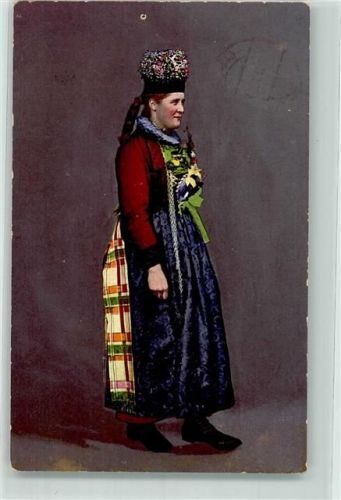 1700 Fribourg Freiburg Gebrauchsspuren Chrüzgang Meitli Prozessionsmädchen