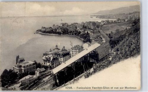 1820 Territet 1903 - Bergbahn