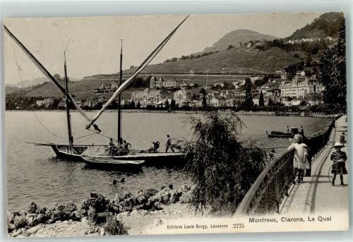1815 Clarens 1909 - Le Quai Segelboot