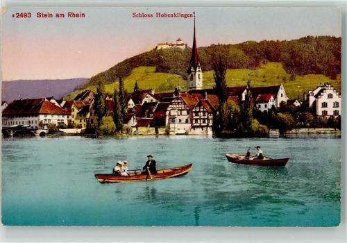 9063 Stein AR - Schloss Hohenklingen Ruderer