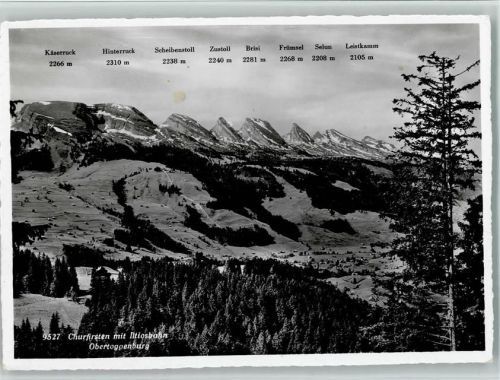 Churfirsten - Churfirsten mit Iltiosbahn