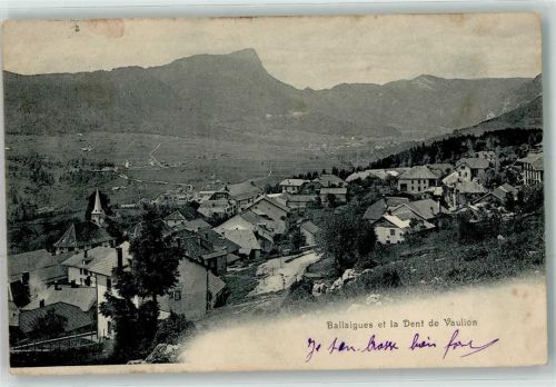1338 Ballaigues 1905 - Dent de Vaulion