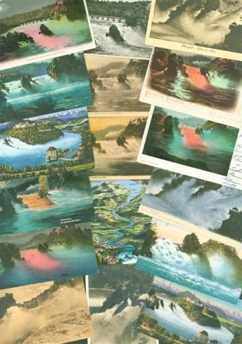 Neuhausen am Rheinfall Lot mit 53 AK vor 1945 sehr gut erhalten Sammlung Schweiz Posten 21 bis 100 AK