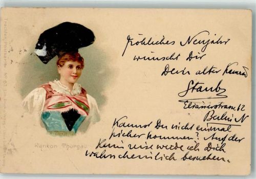 1899 Gebrauchsspuren Festkleid Frau