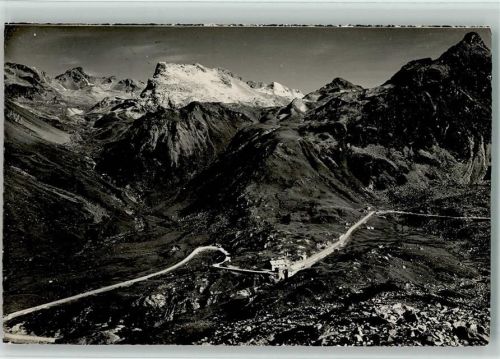 7457 Bivio - Julier-Hospiz mit Val Agnelli und Piz Valetta