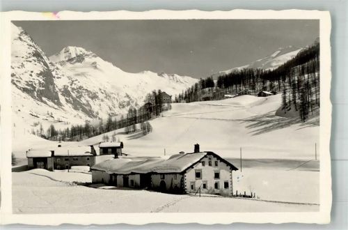 7515 Sils/Segl Baselgia Foto AK Winter Fextal