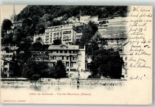 1820 Territet 1909 - Hotel de Hollande