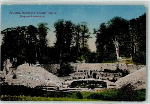 4302 Augst BL - Römische Theater Ruinen
