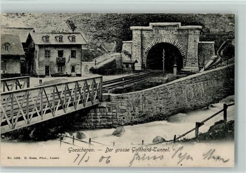 6487 Göschenen 1906 - Der grosse Gotthard-Tunnel