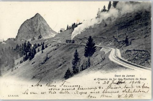 1927 Chemin 1904 - Bergbahn Dampfzug