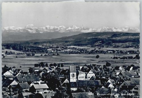 8303 Bassersdorf Baltenswil ZH - Gesamtansicht mit Alpen
