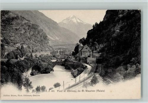 1890 St-Maurice 1906 - Pont et Chateau