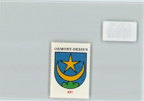 1865 Les Diablerets Ormont-Dessus - Vignette Wappen Kaffee Hag ca 1920-1940 Ormont-Dessus