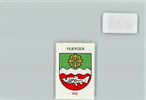 1214 Vernier - Vignette Wappen Kaffee Hag ca 1920-1940 Vernier