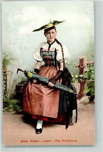 Trachtenmädchen Aargau Luzern Zug Freiämterin