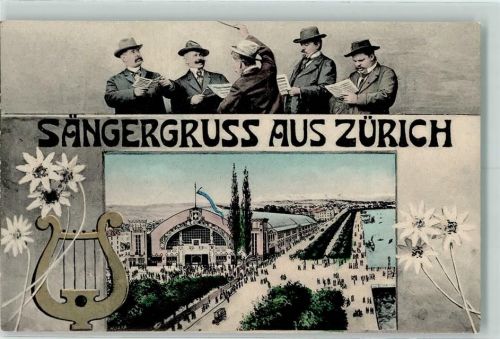8000 Zürich 1905 - Sängergruss Lyra