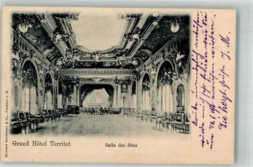 1820 Territet - Grand Hotel Festsaal