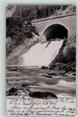 2103 Noiraigue 1901 - Gorges de la Reuse