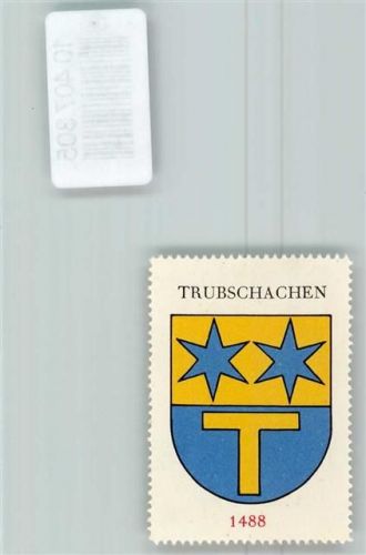 3555 Trubschachen - Vignette Wappen Kaffee Hag 1920-1940