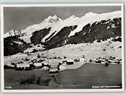 7165 Breil Brigels - mit Brigelserhörner Winter Feldpost