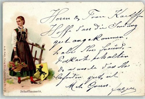 1902 Prägedruck Bahnpost Zug 153 Strecke 8 Lithographie Verlag Künzli Nr 5119