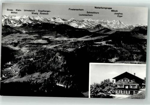8497 Fischenthal - Berggasthaus Hörnli-Kulm