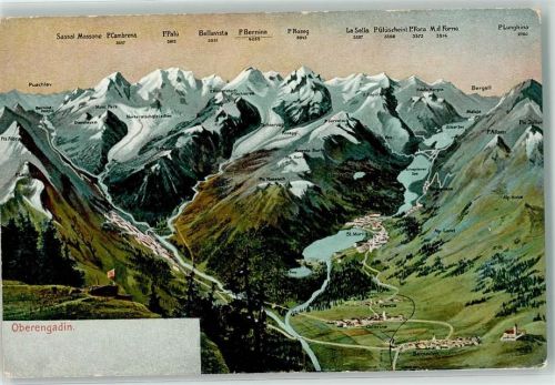 7447 Cresta Avers - Oberengadin Vogelschau