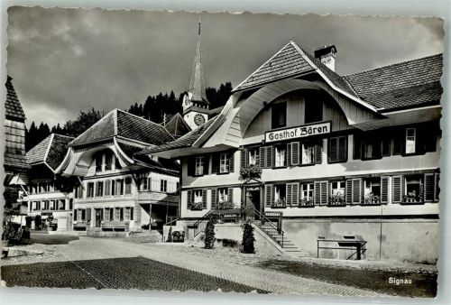 3534 Signau Foto AK Gasthaus Bären