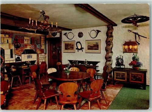 5630 Muri AG 1974 - Hippotel Lindenberg Passhöhe Seetaler Susten Pony Ranch Innenrestaurant Feldpost