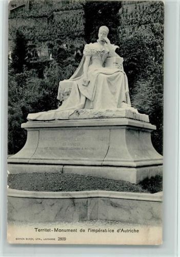 1820 Territet - Monument de S.M. l'Impératrice d'Autriche