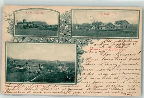 3052 Zollikofen 1900 - Landw. Schule Rüti Molkerei